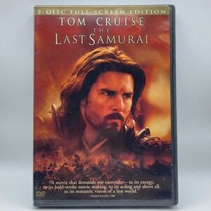 The Last Samurai‎ Tom Cruise 2 Disc Full Screen Edition DVD Movie